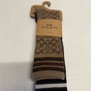 coach mens 2 pack socks
